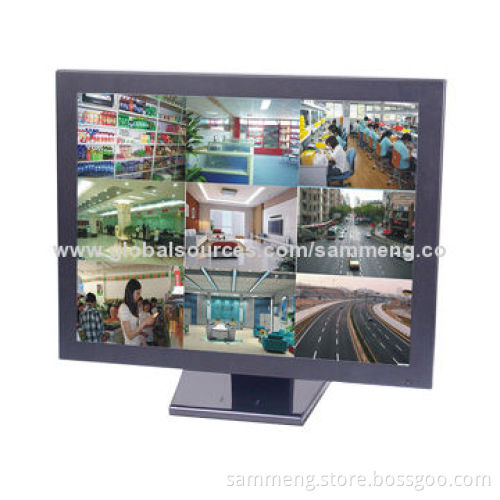 19-inch CCTV LCD Monitor with 3D Digital Comb Filter and 3D Digital Noise Reduction